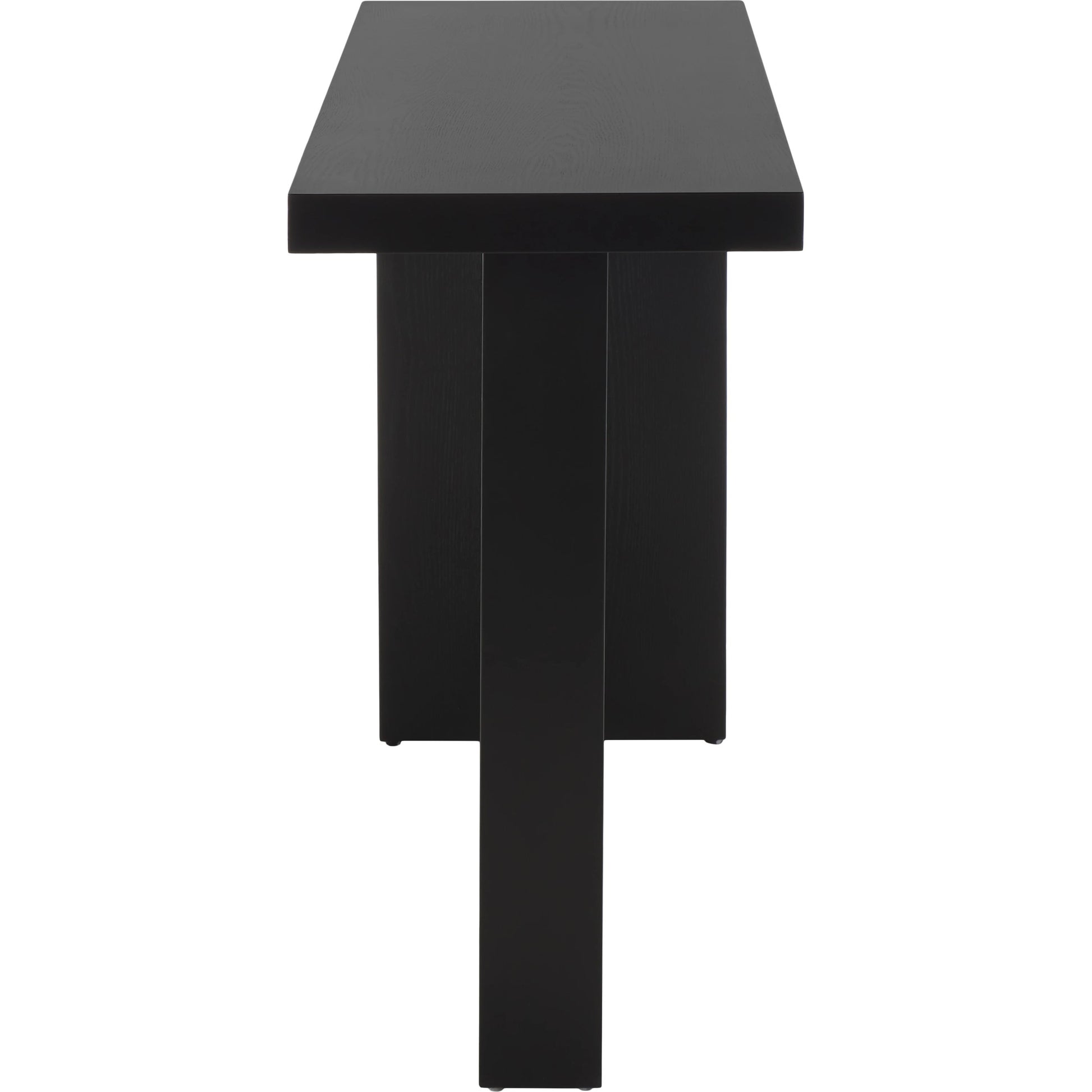 Independent Console Table by HedgeApple Essentials in black. Made from pine, mdf in a modern style.