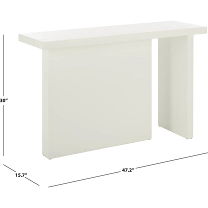 Independent Console Table by HedgeApple Essentials in black. Made from pine, mdf in a modern style.