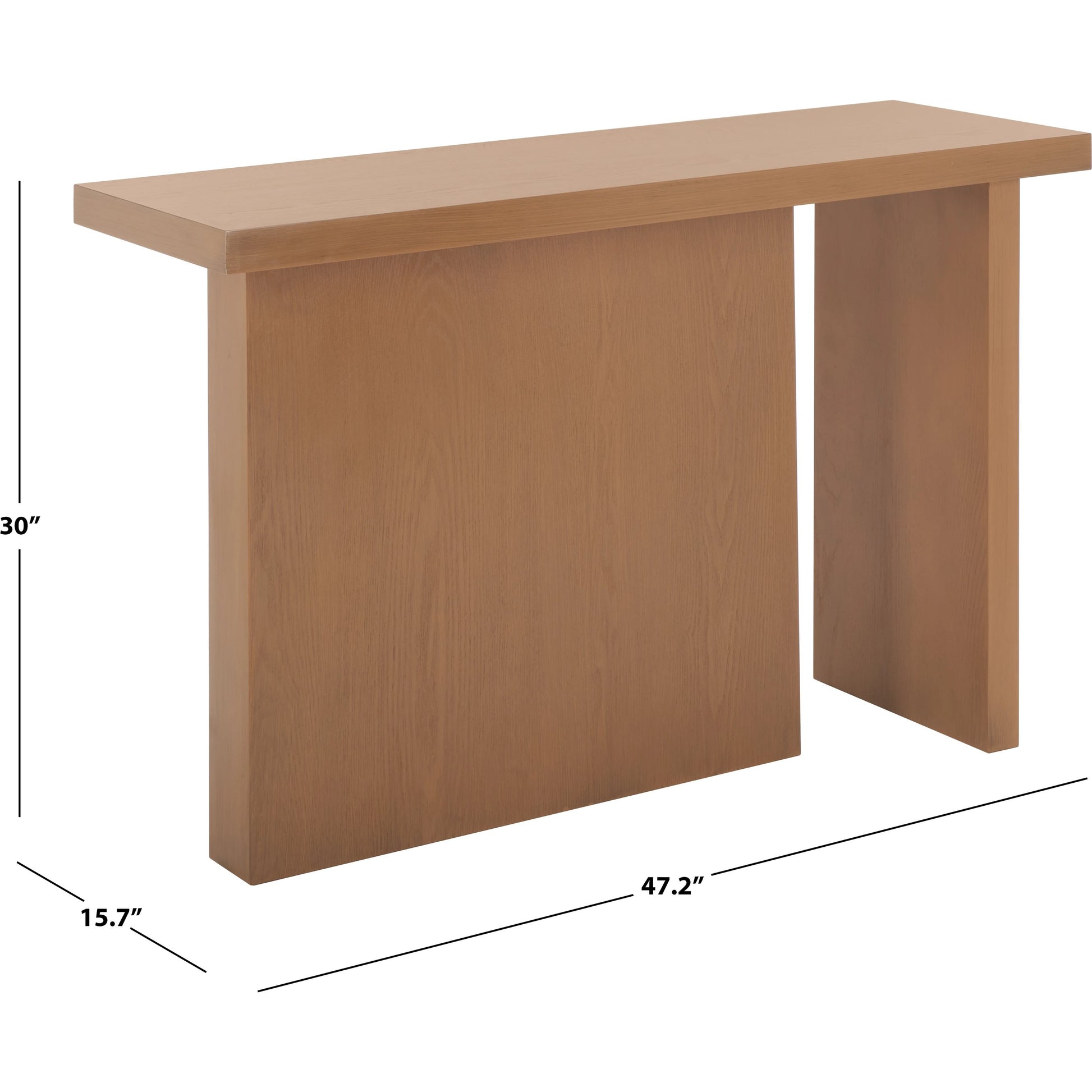 Independent Console Table by HedgeApple Essentials in black. Made from pine, mdf in a modern style.