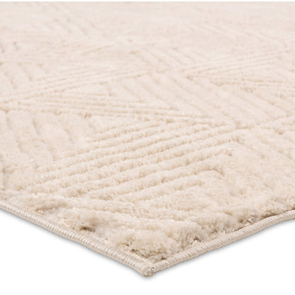 CNU03 Rug by Jaipur Living in white. Made from 70% polypropylene 30% polyester in a unique style.