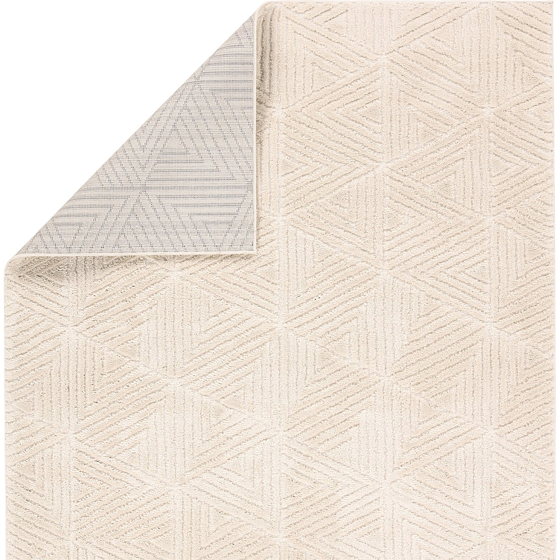 CNU03 Rug by Jaipur Living in white. Made from 70% polypropylene 30% polyester in a unique style.