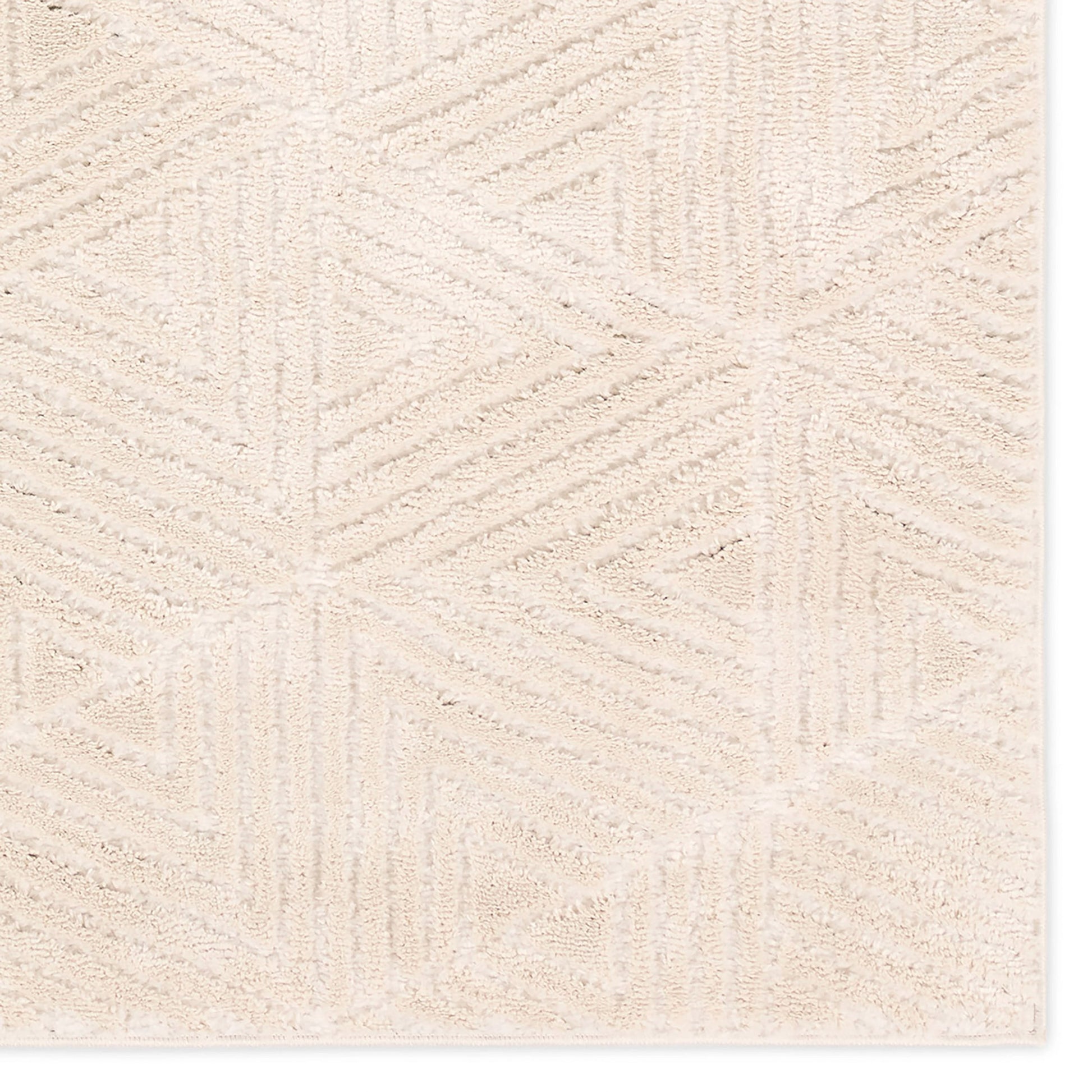 CNU03 Rug by Jaipur Living in white. Made from 70% polypropylene 30% polyester in a unique style.