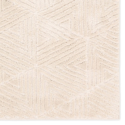 CNU03 Rug by Jaipur Living in white. Made from 70% polypropylene 30% polyester in a unique style.