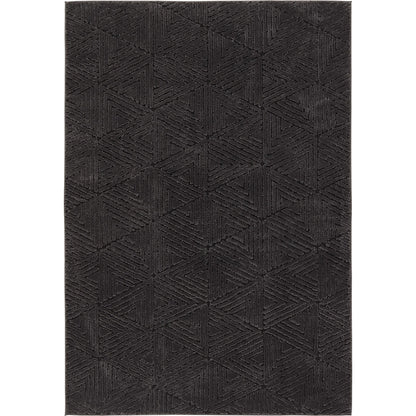 CNU04 Rug by Jaipur Living in black, black. Made from 70% polypropylene 30% polyester in a unique style.