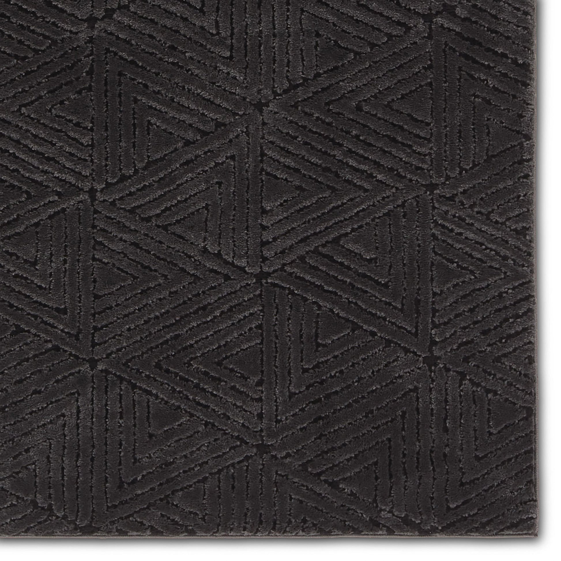 CNU04 Rug by Jaipur Living in black, black. Made from 70% polypropylene 30% polyester in a unique style.