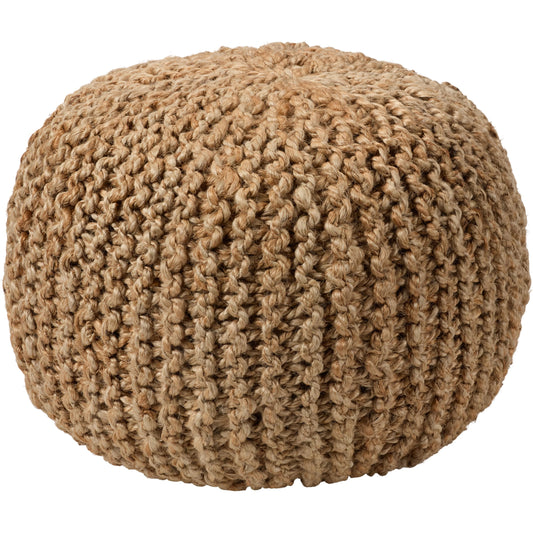 Canova CNV01 Pouf by Jaipur Living. Made from 100% jute in a cottage & farmhouse style.