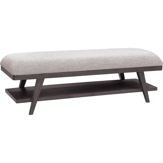 001 SI-2238778 | Primary Silo | Quincy Upholstered Bed Bench by Pulaski Furniture in molasses. Made from ash wood veneers in a unique style.