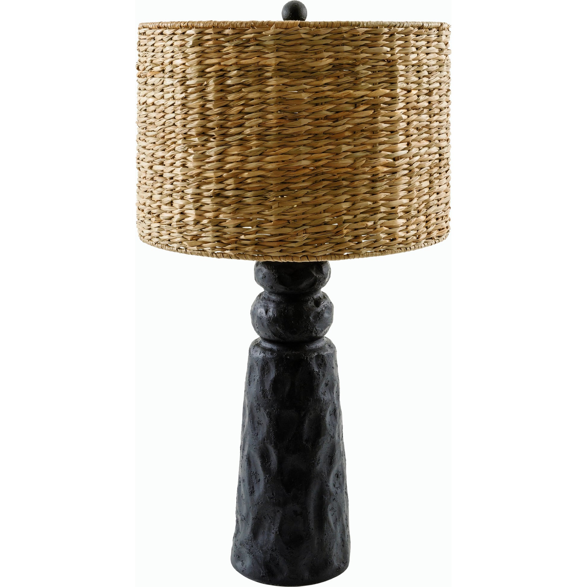 Conway Accent Table Lamp - 535435 by Surya in paintedpainted. Made from resin, seagrass, plastic in a cottage & farmhouse style.