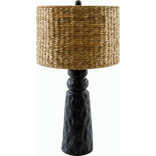 Conway Accent Table Lamp - 535435 by Surya in paintedpainted. Made from resin, seagrass, plastic in a cottage & farmhouse style.