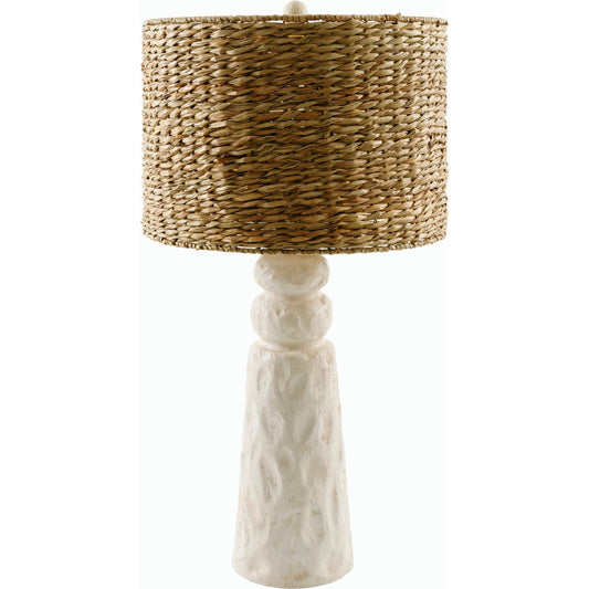 Conway Accent Table Lamp - 535435 by Surya in paintedpainted. Made from resin, seagrass, plastic in a cottage & farmhouse style.