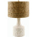 Conway Accent Table Lamp - 535440 by Surya in paintedpainted. Made from resin, seagrass, plastic in a cottage & farmhouse style.