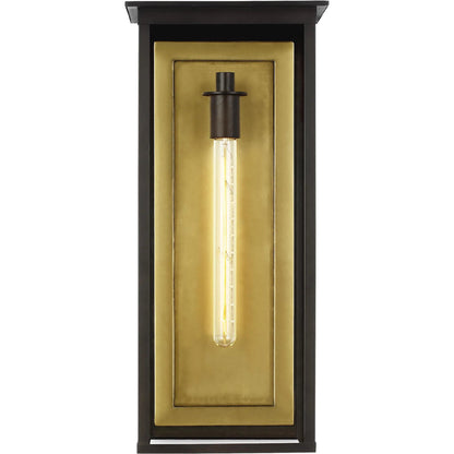 Freeport Extra Large Outdoor Wall Lantern by Visual Comfort & Co. in heritage copper. Made from stainless steel in a unique style.