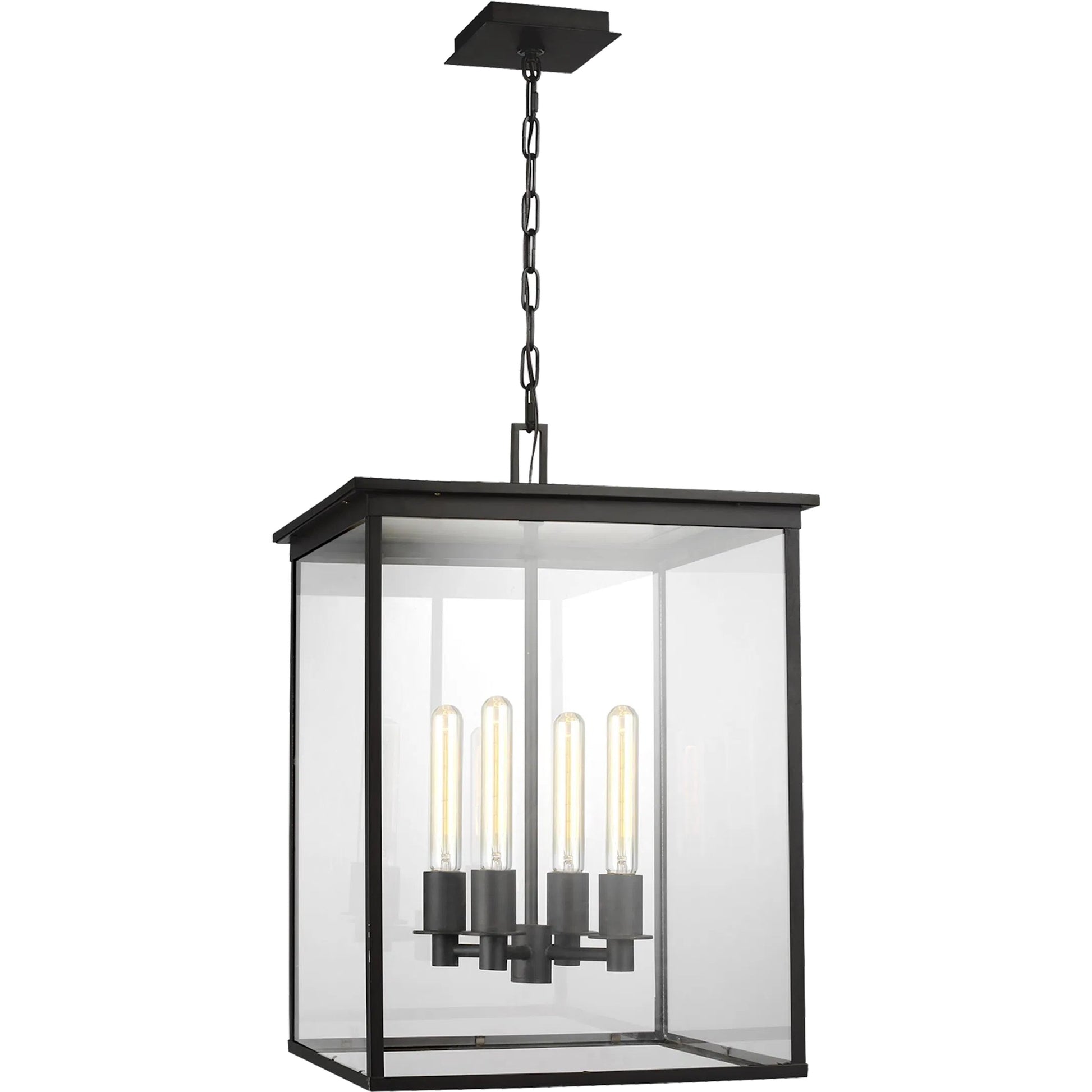 Freeport Medium Outdoor Pendant by Visual Comfort & Co. in heritage copper. Made from stainless steel in a unique style.