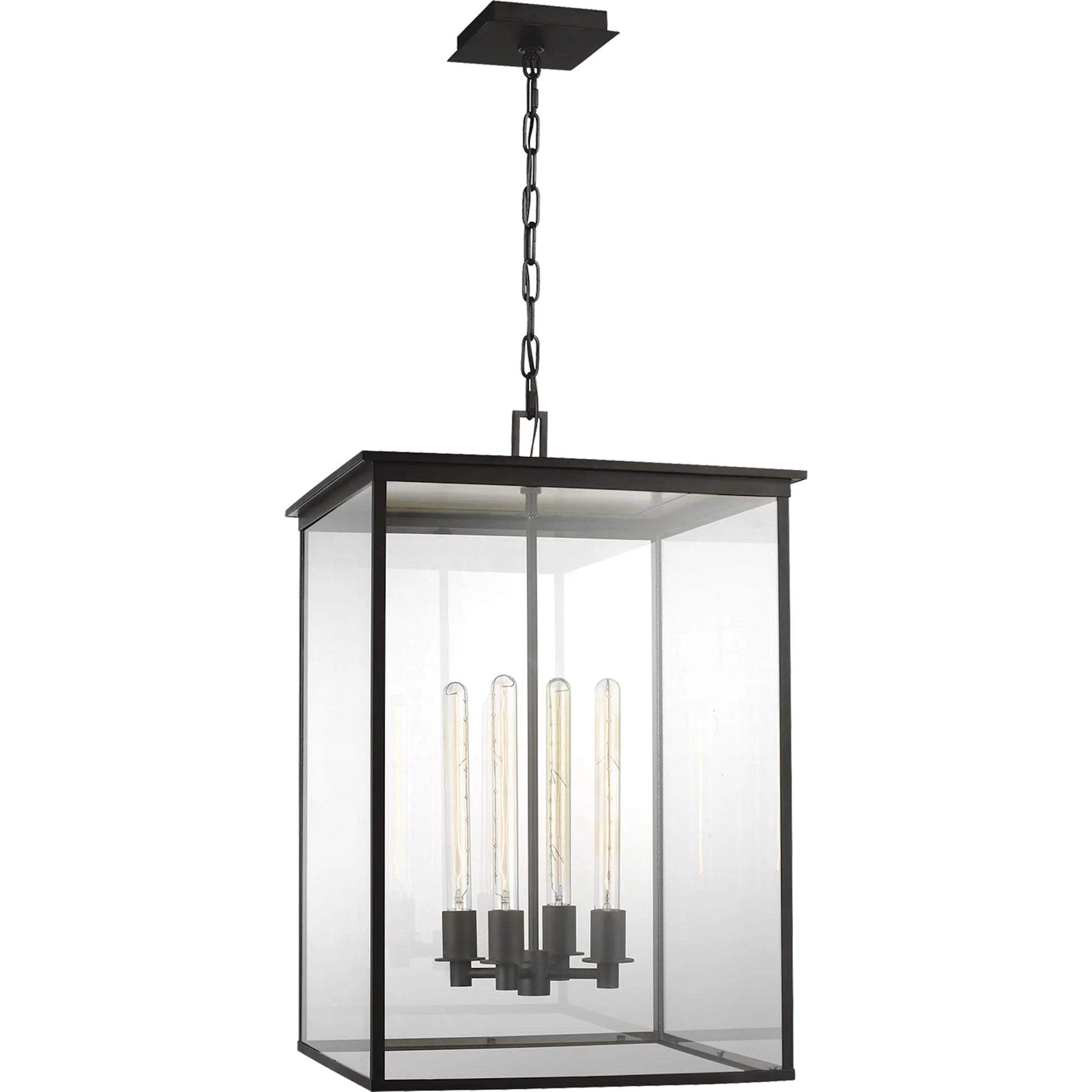 Freeport Large Outdoor Pendant by Visual Comfort & Co. in heritage copper. Made from stainless steel in a unique style.