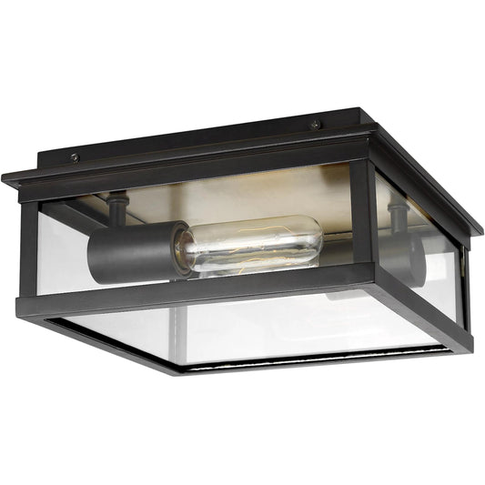 Freeport Medium Outdoor Flush Mount by Visual Comfort & Co. in heritage copper. Made from stainless steel in a unique style.