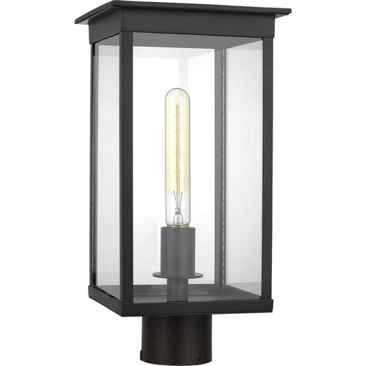 Freeport Medium Outdoor Post Lantern by Visual Comfort & Co. in heritage copper. Made from stainless steel in a unique style.