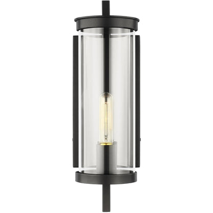 Eastham Small Wall Lantern by Visual Comfort & Co. in textured black. Made from stonestrong in a unique style.