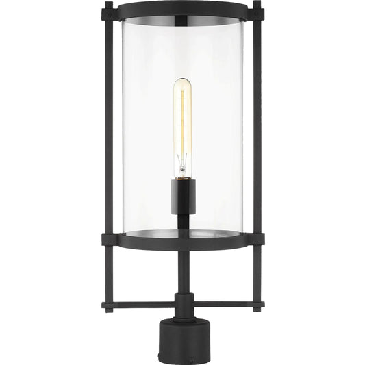 Eastham Outdoor Post Lantern by Visual Comfort & Co. in textured black. Made from stonestrong in a unique style.