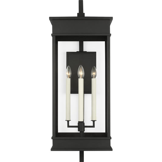 Cupertino Extra Large Bracket Wall Lantern by Visual Comfort & Co. in textured black. Made from unique in a unique style.