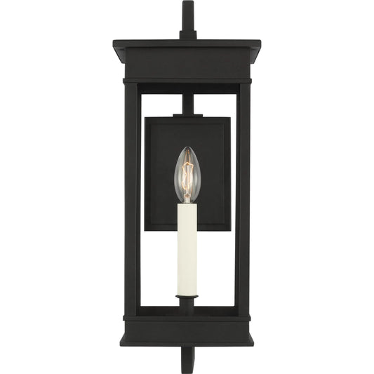Cupertino Medium Bracket Wall Lantern by Visual Comfort & Co. in textured black. Made from unique in a unique style.