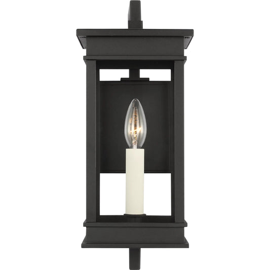 Cupertino Small Bracket Wall Lantern by Visual Comfort & Co. in textured black. Made from unique in a unique style.