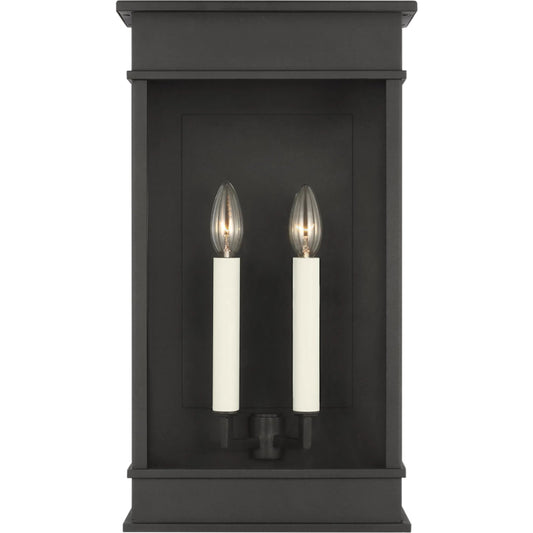 Cupertino Extra Large Wall Lantern by Visual Comfort & Co. in textured black. Made from unique in a unique style.