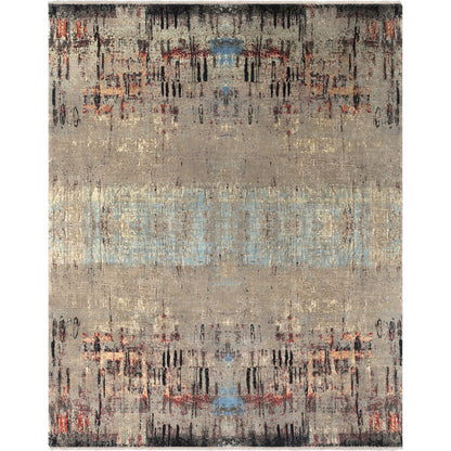 Colaba Rug - 17399 by Surya in olive, sky blue, tan, cream, dusty coral, rust. Made from unique in a unique style.