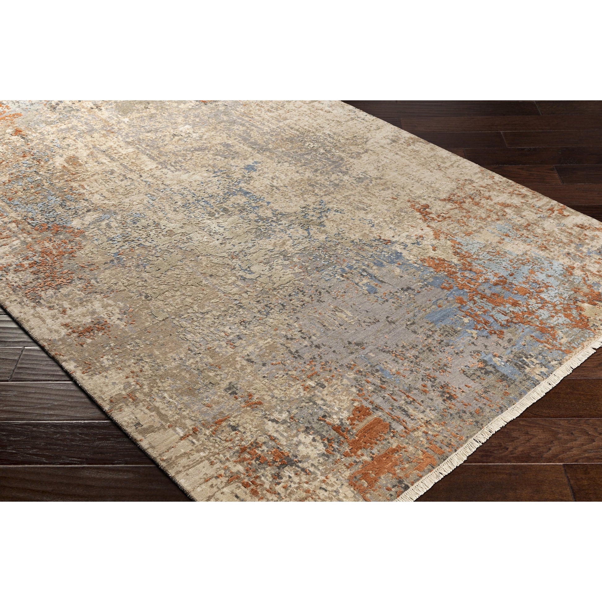 Colaba Rug - 22179 by Surya in olive, light olive, beige, cream, rust, sage. Made from unique in a unique style.