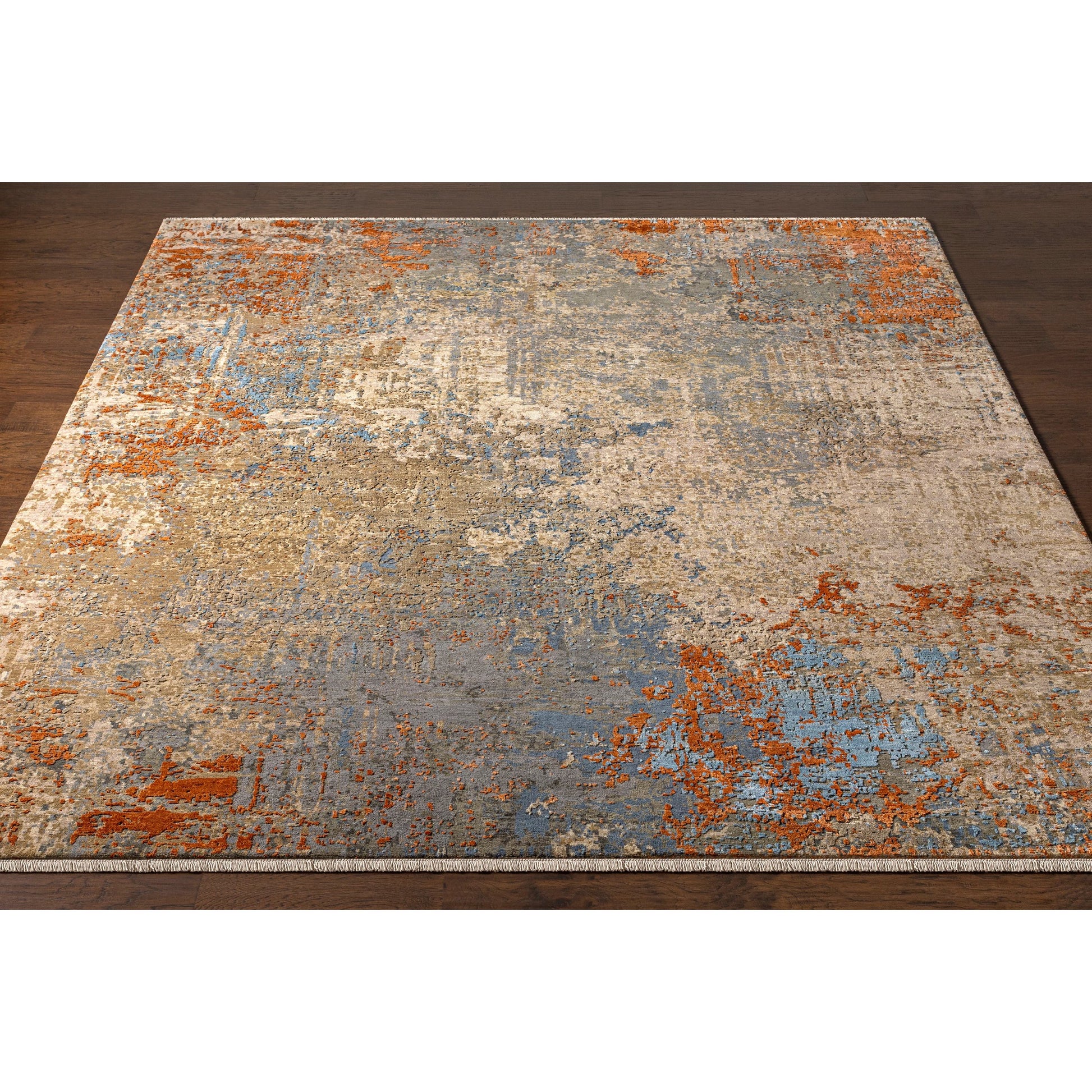 Colaba Rug - 22179 by Surya in olive, light olive, beige, cream, rust, sage. Made from unique in a unique style.