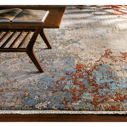 Colaba Rug - 22179 by Surya in olive, light olive, beige, cream, rust, sage. Made from unique in a unique style.