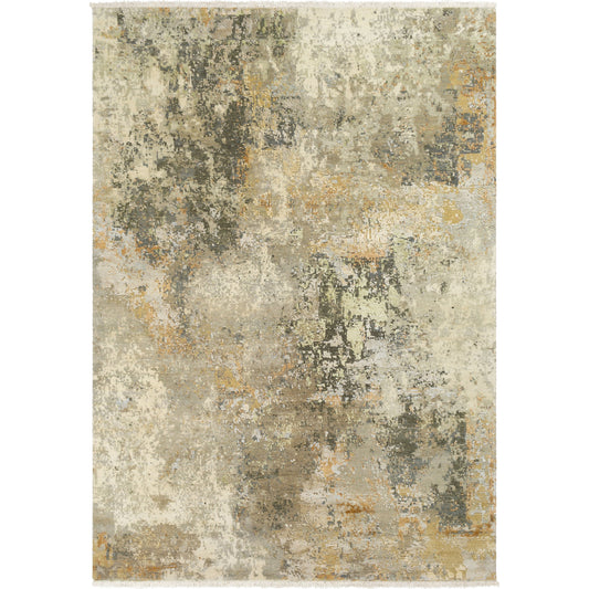 Colaba Rug - 22548 by Surya in sage, dusty sage, mustard, light olive, medium gray, tan. Made from unique in a unique style.
