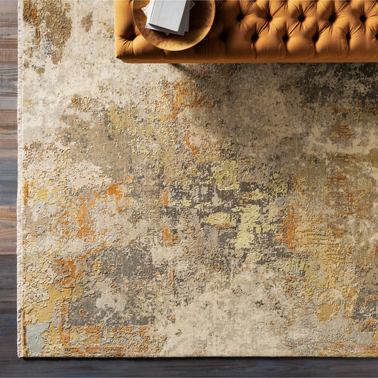 Colaba Rug - 22548 by Surya in sage, dusty sage, mustard, light olive, medium gray, tan. Made from unique in a unique style.