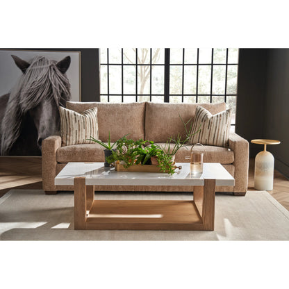 Modern Ellis Cocktail Table by Universal Furniture in organic natural oak. Made from unique in a transitional style.