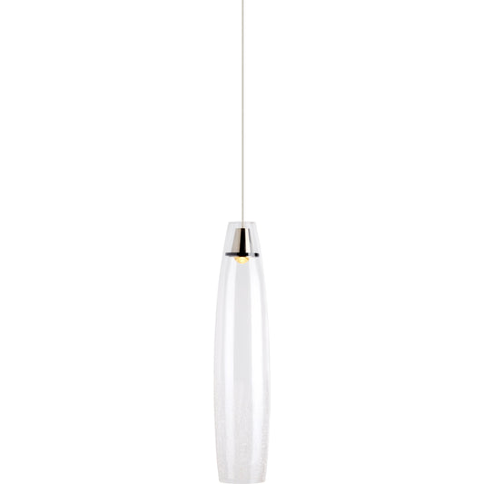 001 SR-806871 | Primary Silo | Coda Pendant by Tech Lighting in satin nickel. Made from glass in a modern style.
