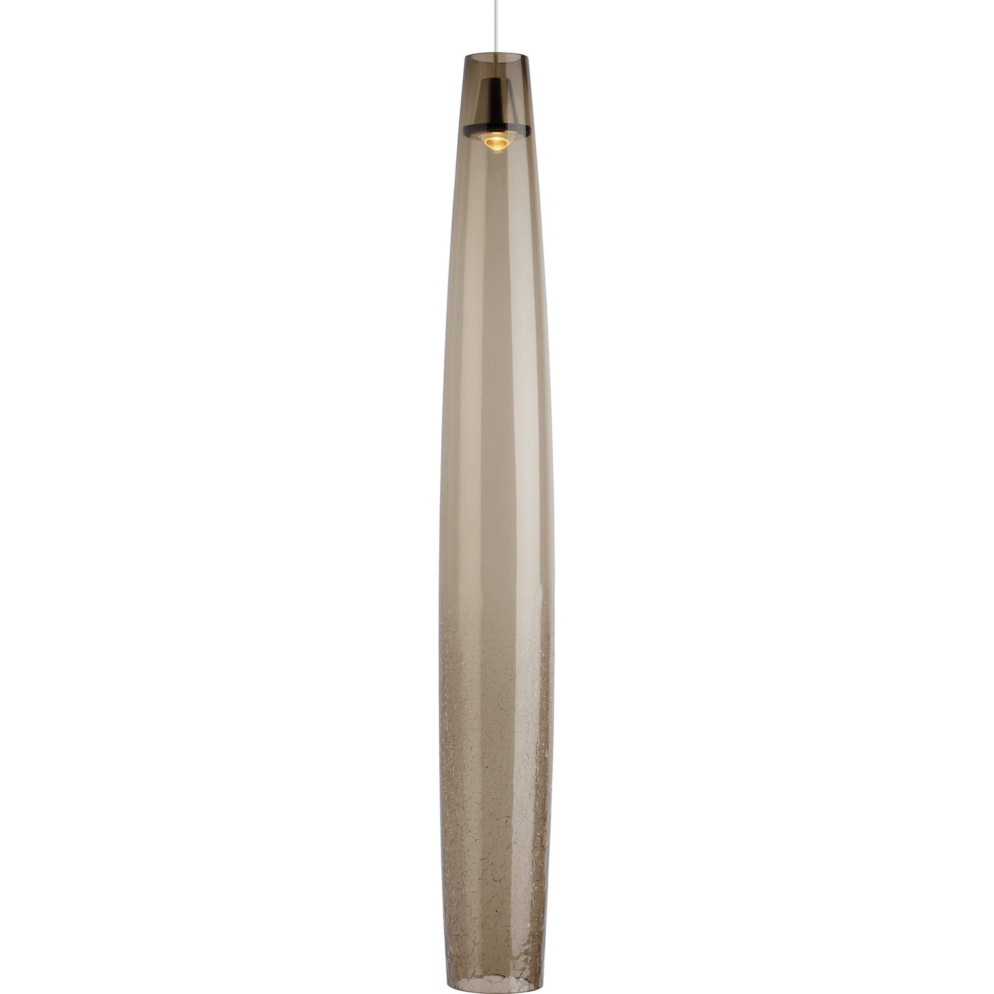 Coda Pendant by Tech Lighting in satin nickel. Made from glass in a modern style.