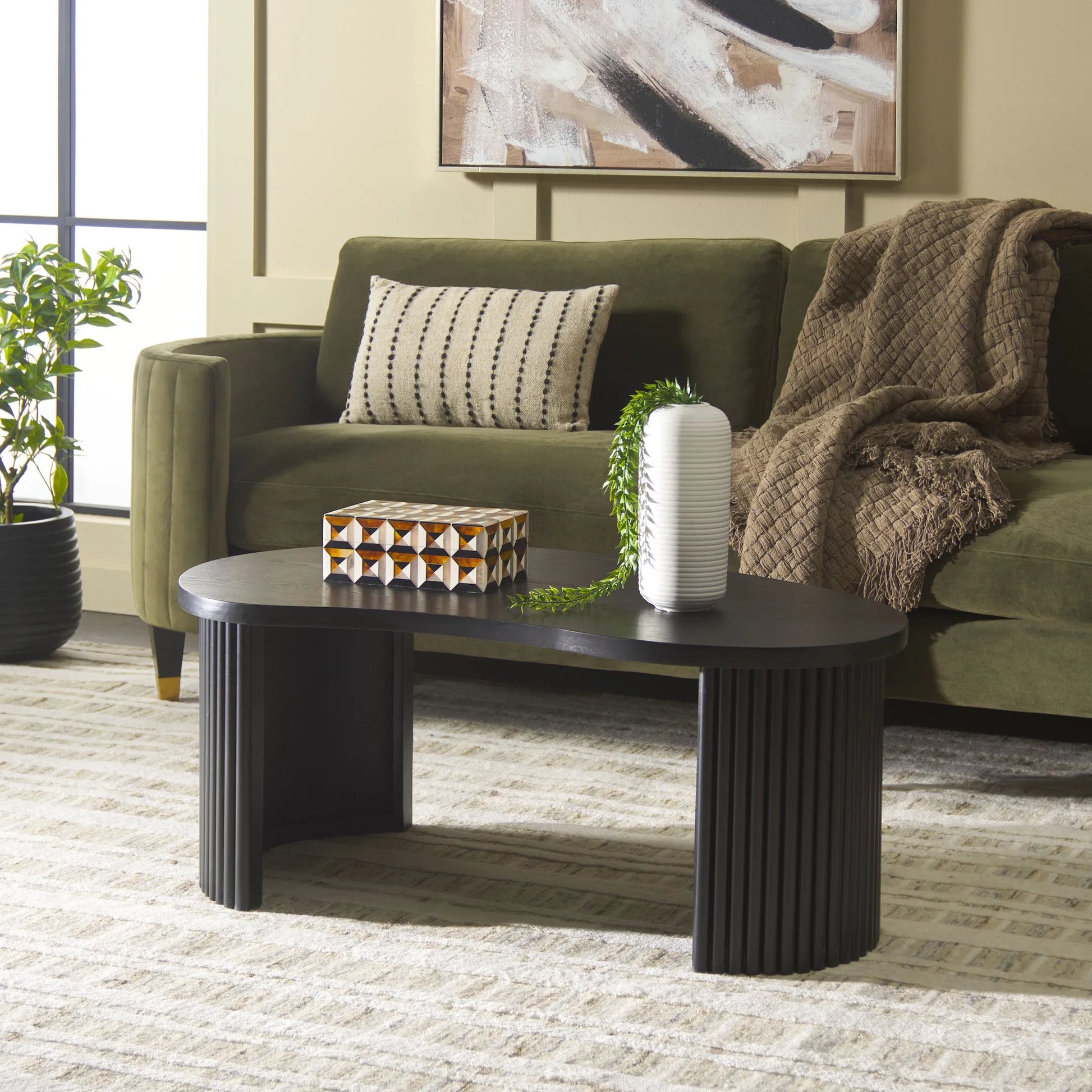 Marmaton Coffee Table by HedgeApple Essentials in nc painting. Made from mdf with ash veneer in a modern style.