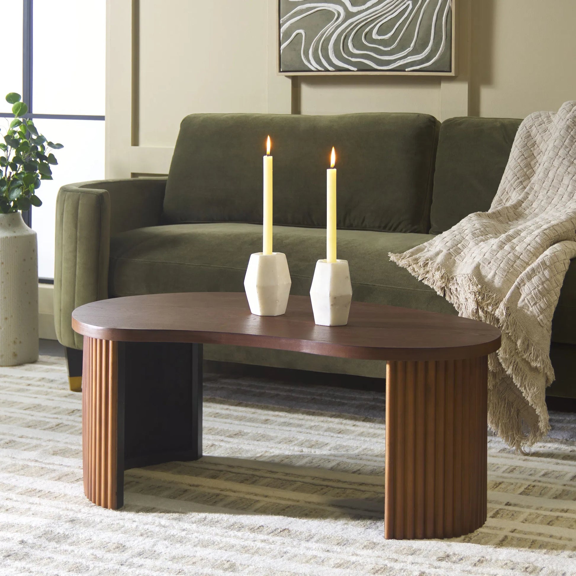 Marmaton Coffee Table by HedgeApple Essentials in nc painting. Made from mdf with ash veneer in a modern style.
