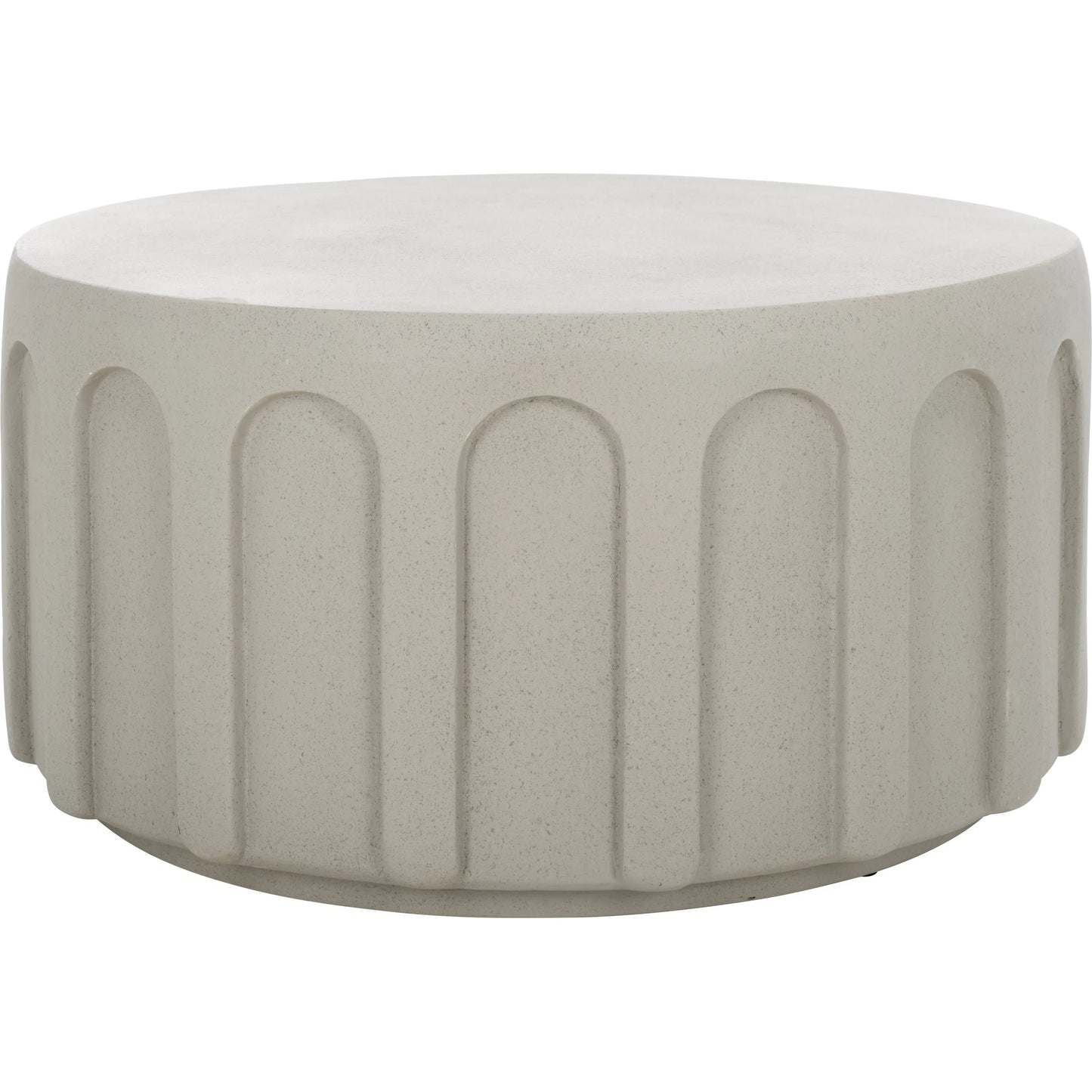001 SI-2327400 | Primary Silo | Tinian Coffee Table by HedgeApple Essentials in gray. Made from magnesium oxide in a modern style.