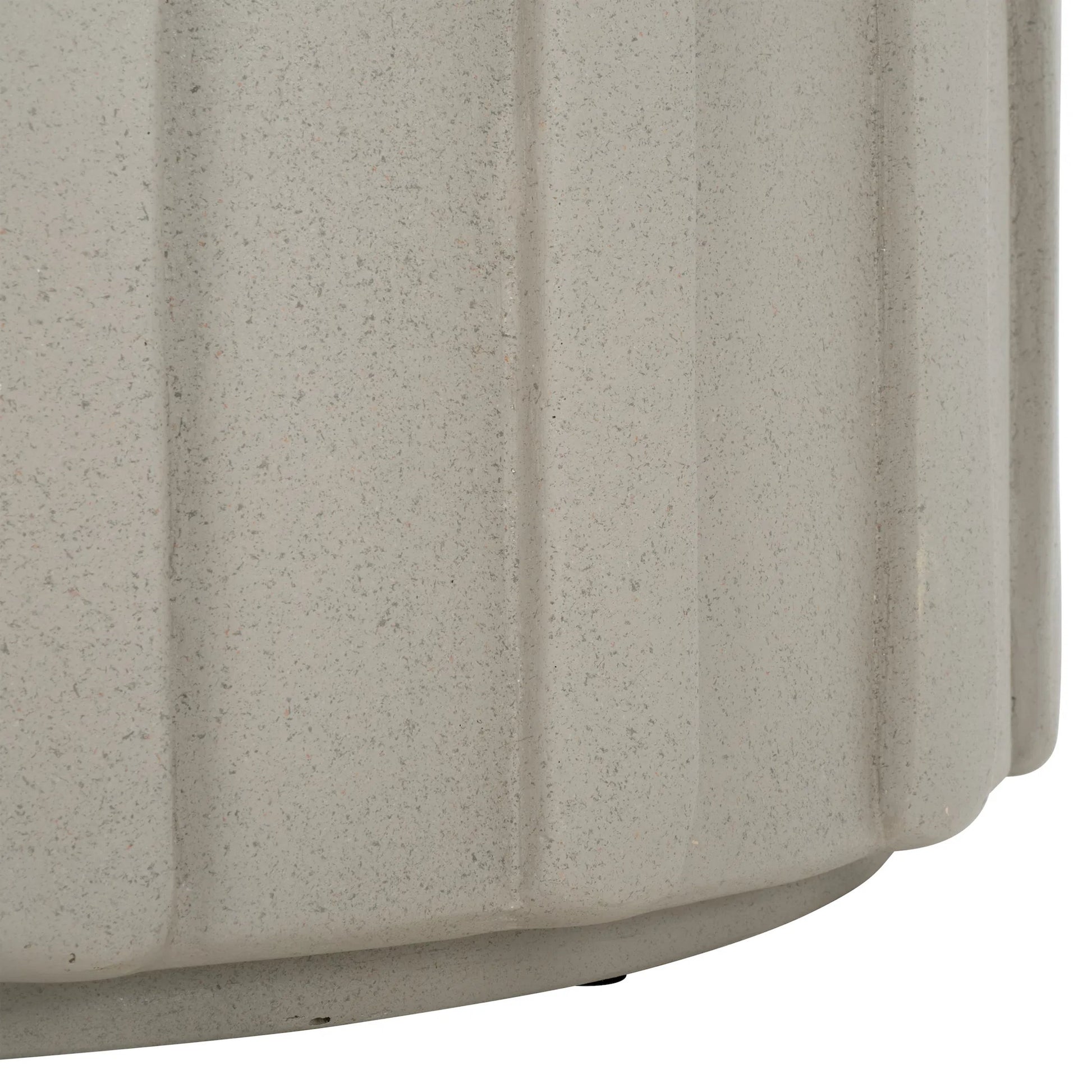 Tinian Coffee Table by HedgeApple Essentials in gray. Made from magnesium oxide in a modern style.
