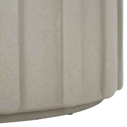 Tinian Coffee Table by HedgeApple Essentials in gray. Made from magnesium oxide in a modern style.