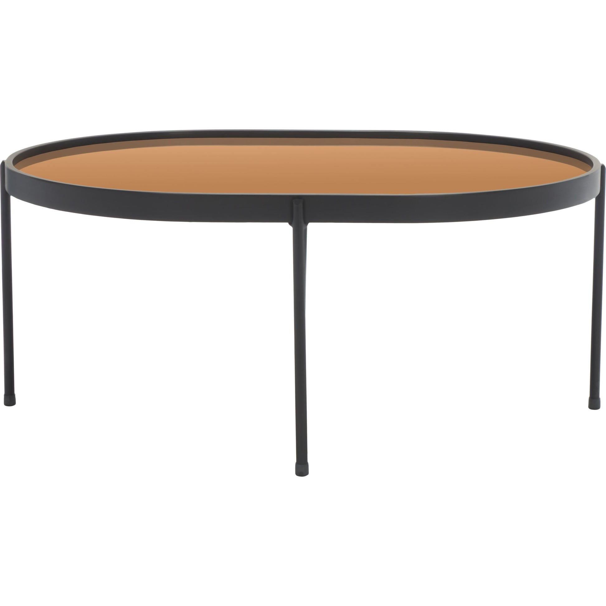 Tuscaloosa Mirrored Coffee Table by HedgeApple Essentials in rose gold, black. Made from unique in a modern style.