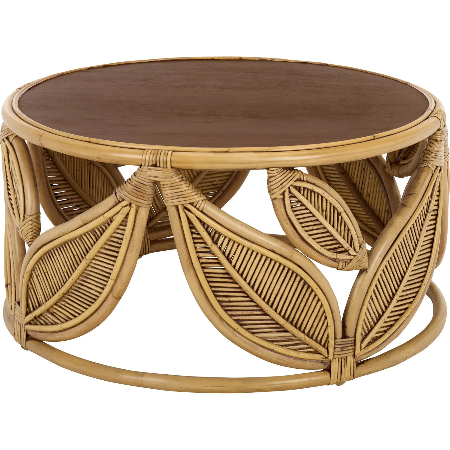009 SI-2629825 | Additional Silo | Lake Round Coffee Table by HedgeApple Essentials. Made from mango wood, rattan in a unique style.