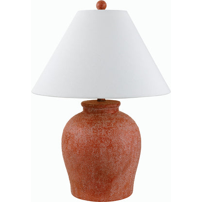 Colorado Accent Table Lamp - 531350 by Livabliss in paintedpainted. Made from body: ceramic, shade (outside): linen, shade (inside): metal, finial: plastic in a modern style.