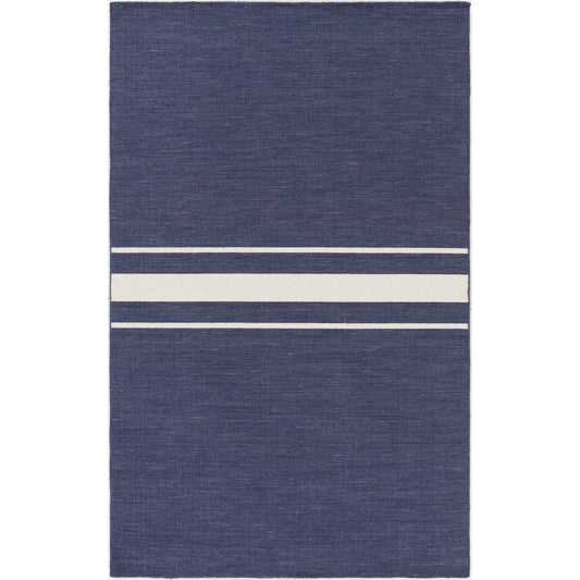 COL-6001 Rug by Surya in dark blue, ivory. Made from 100% wool in a unique style.