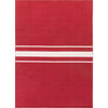 Red, Ivory / 2' x 3'