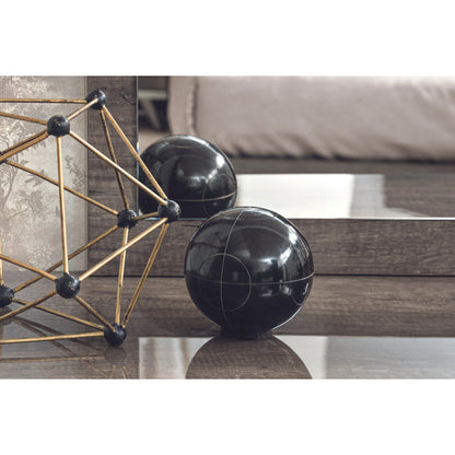 Collina Double Dresser by Essentials For Living in vintage oak high gloss, chrome. Made from acrylic high gloss lacquer, mdf, metal in a modern style.