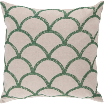 Meadow Pillow - 5854 by Surya. Made from 60% linen, 40% cotton in a modern style.