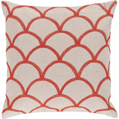 Meadow Pillow - 5854 by Surya. Made from 60% linen, 40% cotton in a modern style.
