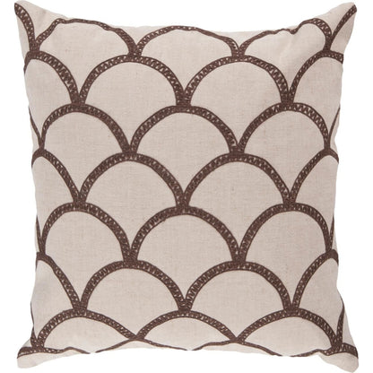 Meadow Pillow - 5854 by Surya. Made from 60% linen, 40% cotton in a modern style.