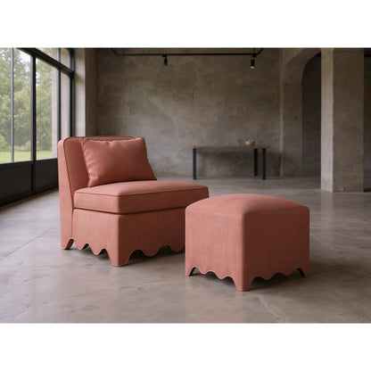 Lowry Ottoman by A.R.T. Furniture. Made from new zealand pine, parawood solids in a eclectic & global style.